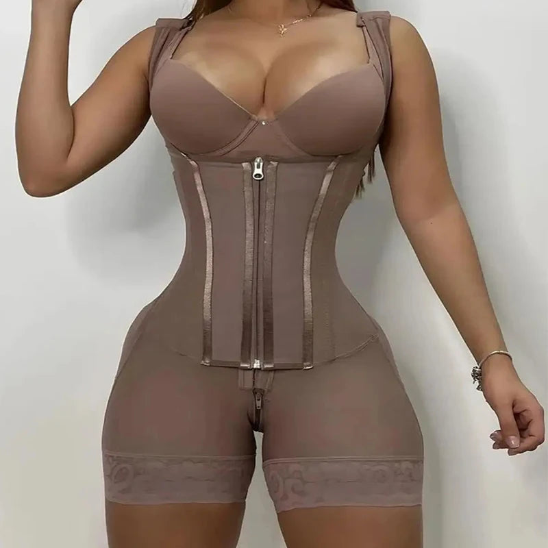 Langqin Women's Body Shapewear Bodysuit BBL Double Compression Full Body Stage 2 Waist Girdles Breathable Feature Secondary image