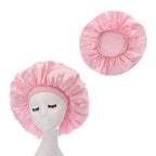 Large Bonnet Women Big Size Satin Bonnet Sleeping Night Women Cap Bonnet Hat Satin Cheveux Nuit Silk Bonnets for Women