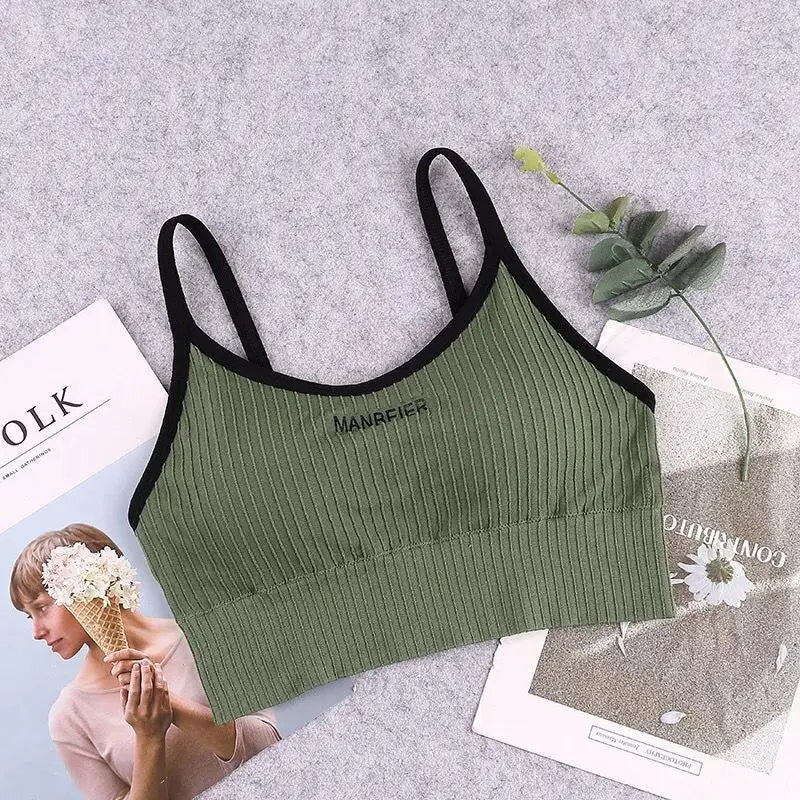 Soft Comfort Sports Bra – Cotton Crop Top