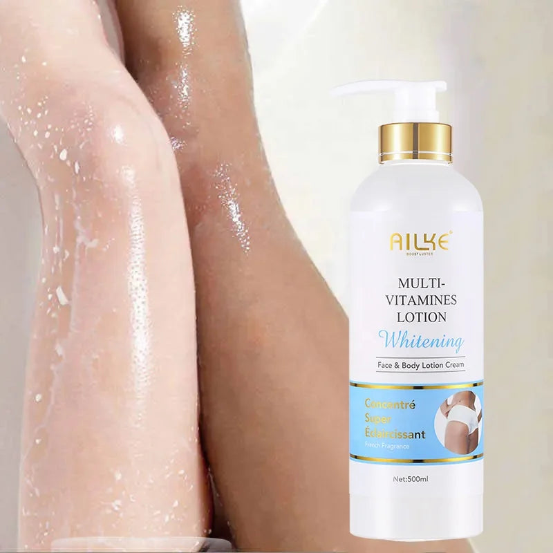 Private Label Ailke Natural Moisturizing Black Skin Lightening Whitening Body Lotion for Women Main image