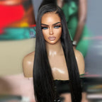 Wholesale 7X5 Partingmax Glueless HD Lace Pre Cut Straight Lace Front Brazilian Remy Human Hair Wigs for Black Women