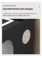 Modern Simple Luxury Smart Bedside Table New Solid Wood Multi-Functional Wireless Charging Accessible Internet Bedroom Furniture