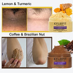 Kyliefit 4 Color Salt Whitening Exfoliating Skin Care Fruit Base Facial Body Wash Scrub Cream