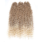 Synthetic Goddess Locs Crochet Hair Braids Curly Faux Locs Braiding Hair Extensions Wig For Women Black Hippie Boho Style