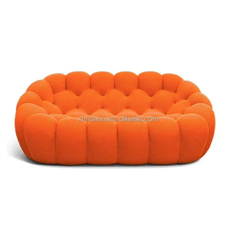 Compressed Vacuum Roll Ack Rochburg Bubble Sofa Freehand Living Room Designer Football Styling Sofa