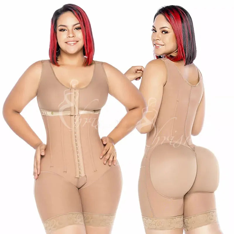 Fahas Colombianas Post Surgery Cola Post Lipo Body Shaper Bodysuit Women's Slim Secondary image