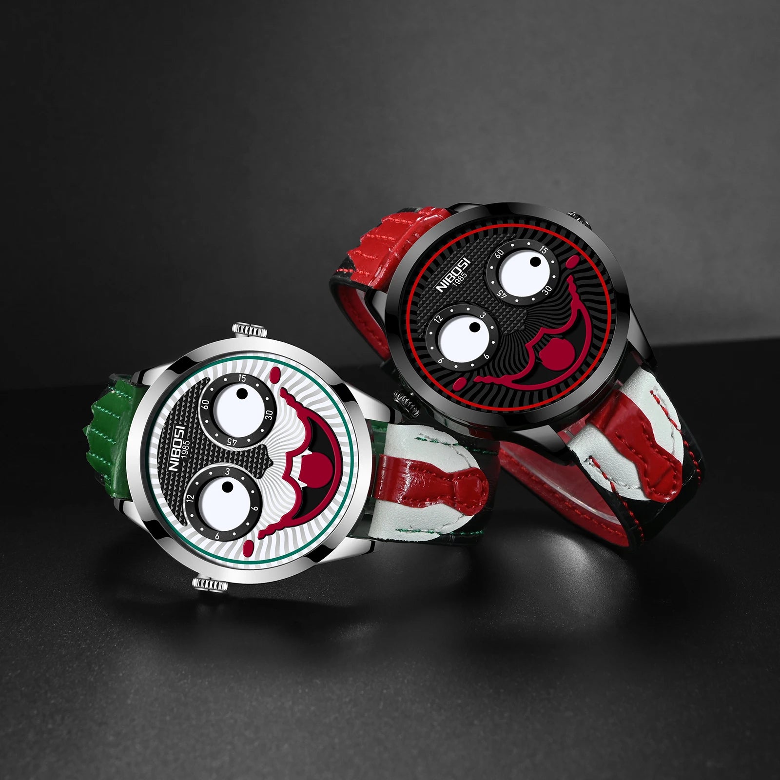 China Manufacturer Custom Made Wristwatches NIBOSI 2506 Sports Chronograph Joker Unisex Quartz Watch