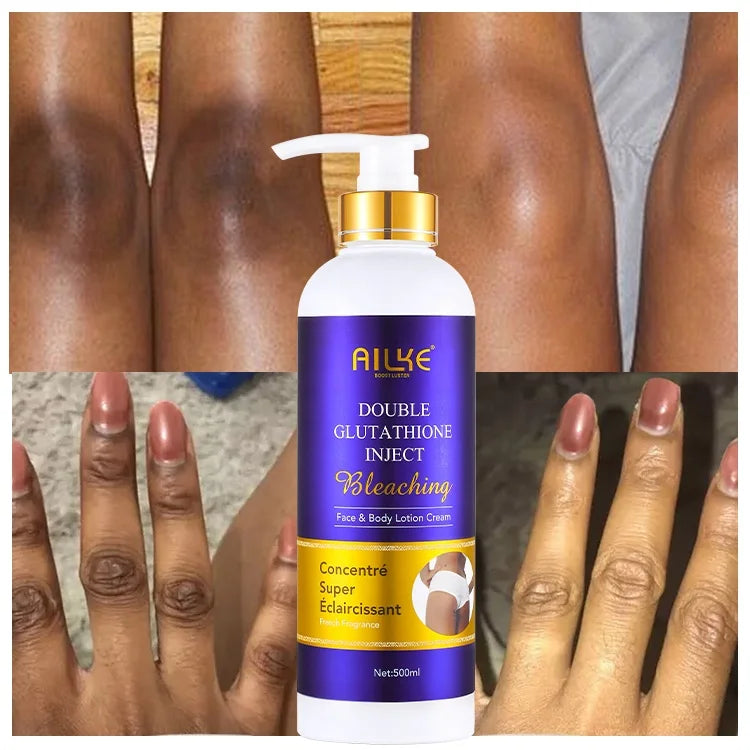 Wholesale Anti Aging Cream Private Label Women Body Smoothing Whitening Body Lotion 500Ml for Black Skin Secondary image
