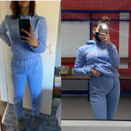Diamonds Tracksuit 2 Piece Set Women Oversize Hoodies Sweatshirt Sweatpants Joggers Sport Pant Suits Femme Outfits Sweatsuits