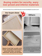 Modern Simple Luxury Smart Bedside Table New Solid Wood Multi-Functional Wireless Charging Accessible Internet Bedroom Furniture
