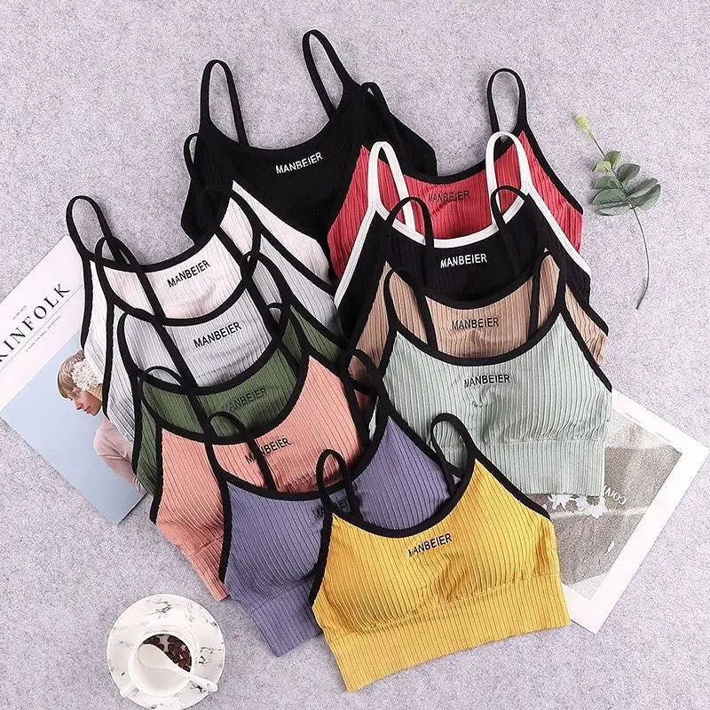 Soft Comfort Sports Bra – Cotton Crop Top Main image