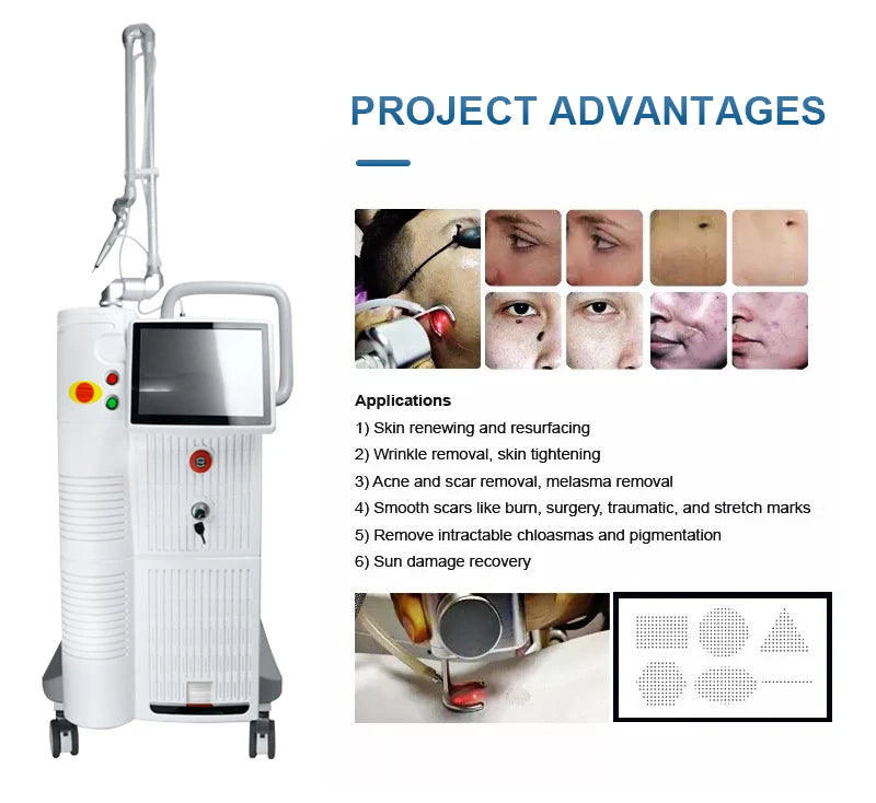 Fractional 4D CO2 Lase Scar Removal Machine 4D Fotona Co2 Fractional lase Machine Skin tightening Wrinkle Remover