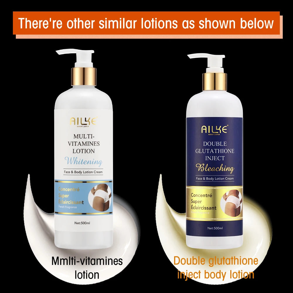 AILKE Best Black Skin Collagen Carrot Oil Whitening Body Lotion Bleaching Face Cream & Lotion (old2)