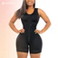 High Compression Full Body Shaper Private Label Plus Size Shapewear Slimming Underpants Open Crotch Sleeveless Shapewear
