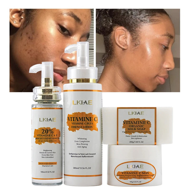 OEM ODM Skin Brightening Products and Cosmetics Face Whitening Cream Beauty Vitamin C Skincare Set for Women Main image