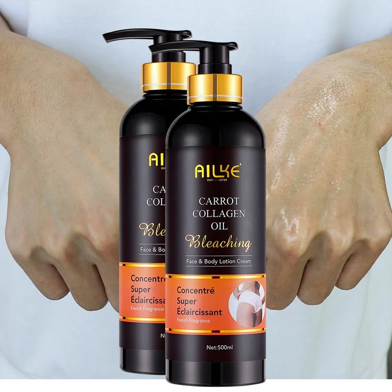 Oem Whitening Body Lotion African Skin Bleaching Lightening Whitening Body Lotion Cream for Men Secondary image