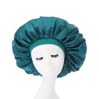 Large Bonnet Women Big Size Satin Bonnet Sleeping Night Women Cap Bonnet Hat Satin Cheveux Nuit Silk Bonnets for Women