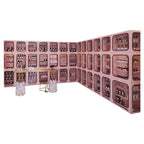 Display Cabinets with Lights Thousands of Abyssal Mirror Display Cabinets Company Showroom Beauty Store Cosmetic Cabinets