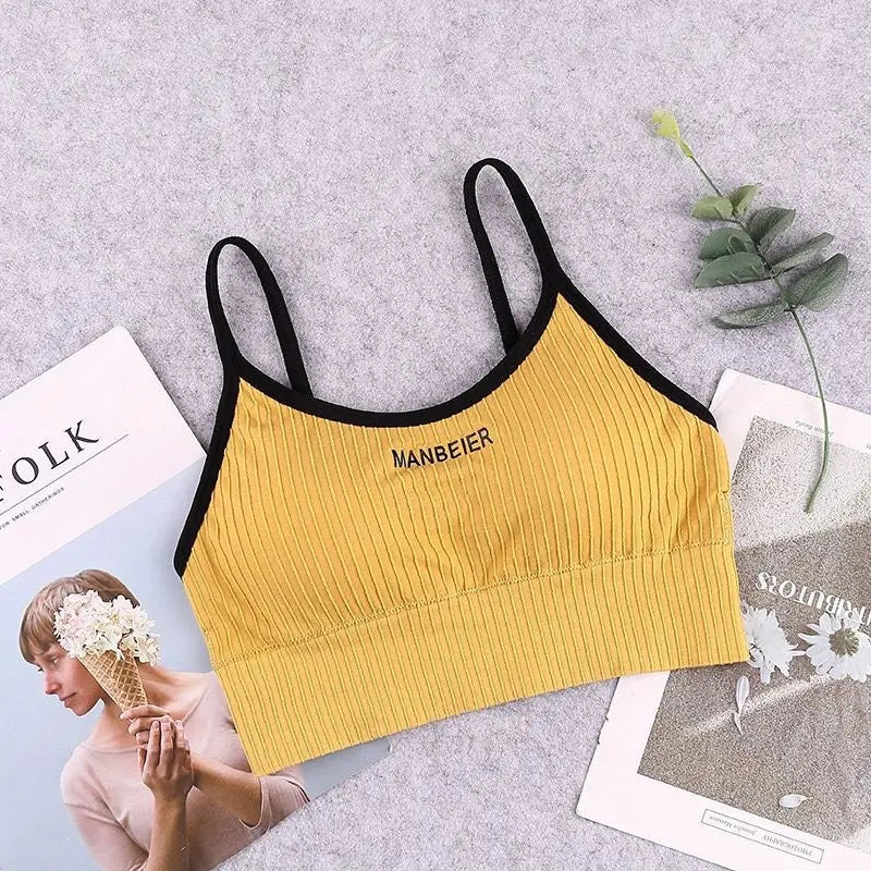 Soft Comfort Sports Bra – Cotton Crop Top