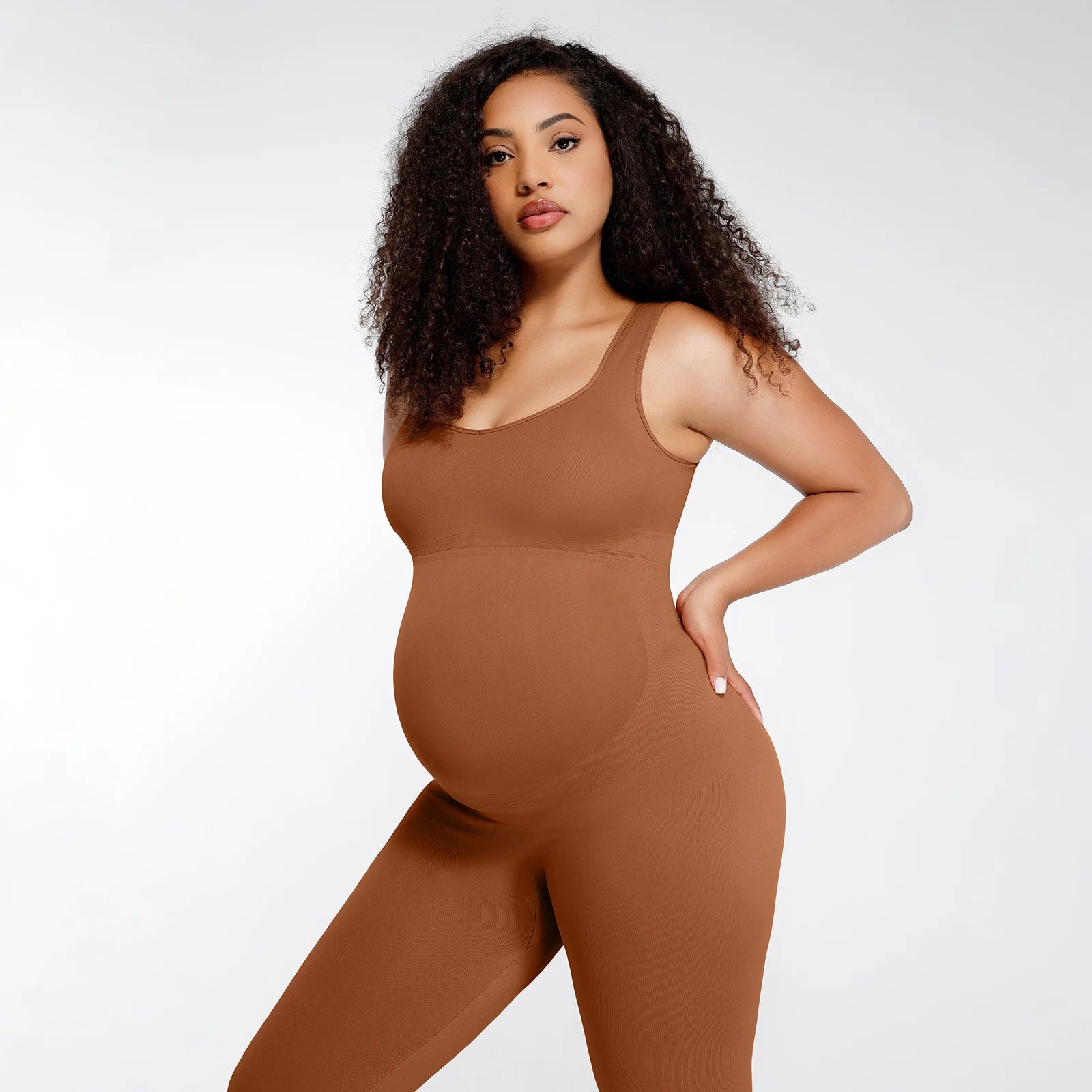 Hexin New Arrival Plus Size Butt Lift Jumpsuit Mummy Shapewear Romper Jumpsuit Sport Shapewear for Ladies Secondary image
