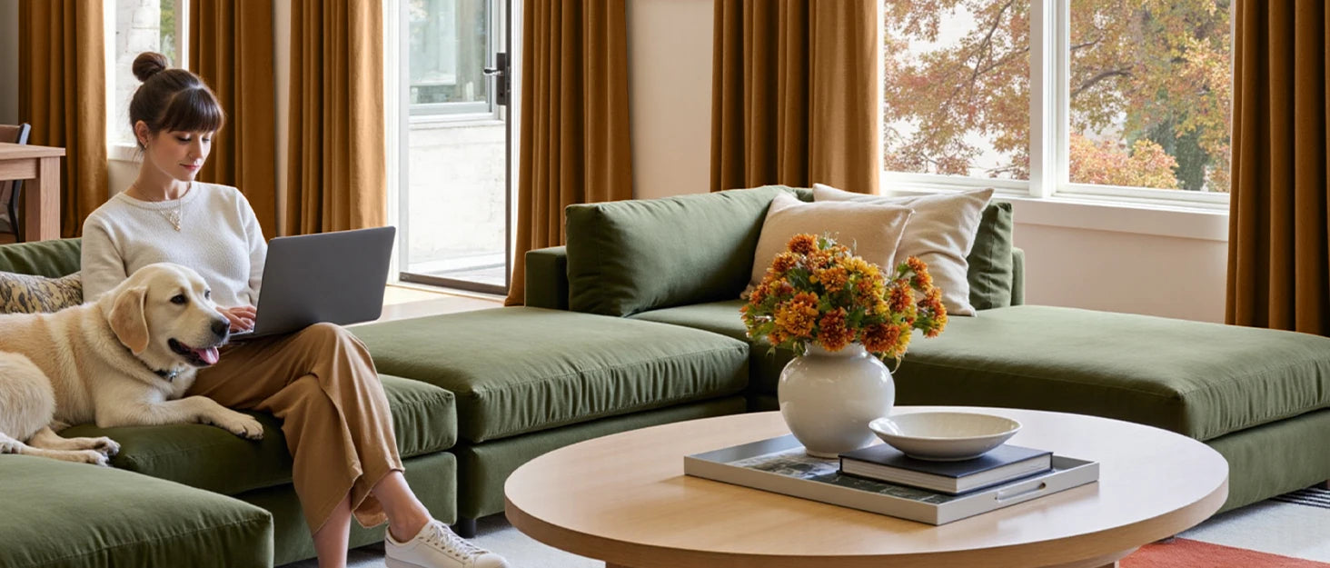 JA Super Soft Luxury Blackout Heat Insulation Shading Noise Reduction Curtains Green Velvet Modern Insulated