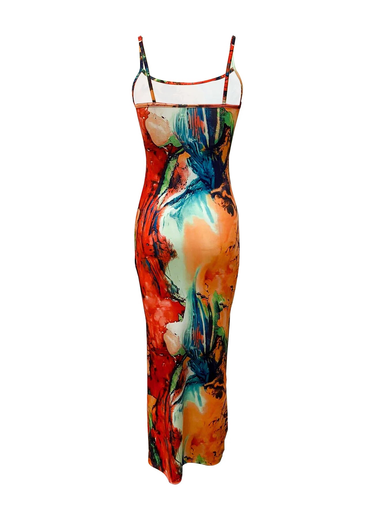 New Arrival Women's Summer Bodycon Maxi Dress Spaghetti Strap Sklinky Casual Ribbed Knit Floor-Length with Beading Decoration