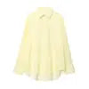 MYST&ZA Women's Clothing 2026 Autumn New Fashion Simple Versatile Striped Loose Lapel Shirt 7200078 7200412
