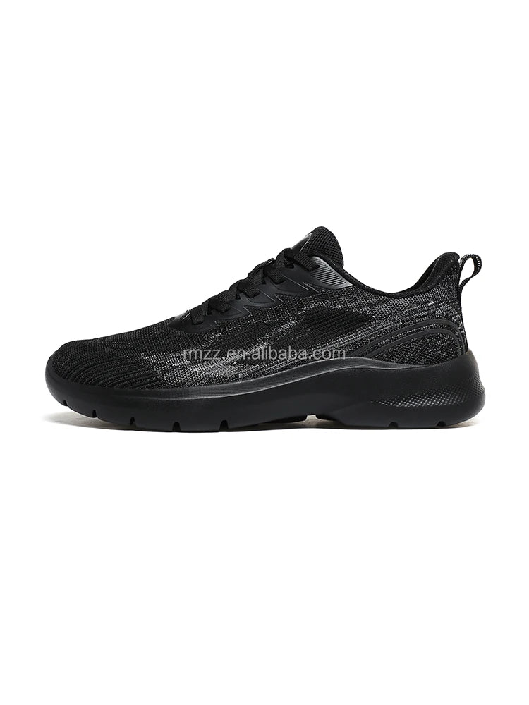 2026 New Fly Knit Material Upper Breathable and Lightweight Large Size Men's  Fly Knit Casual Sports Shoes Secondary image