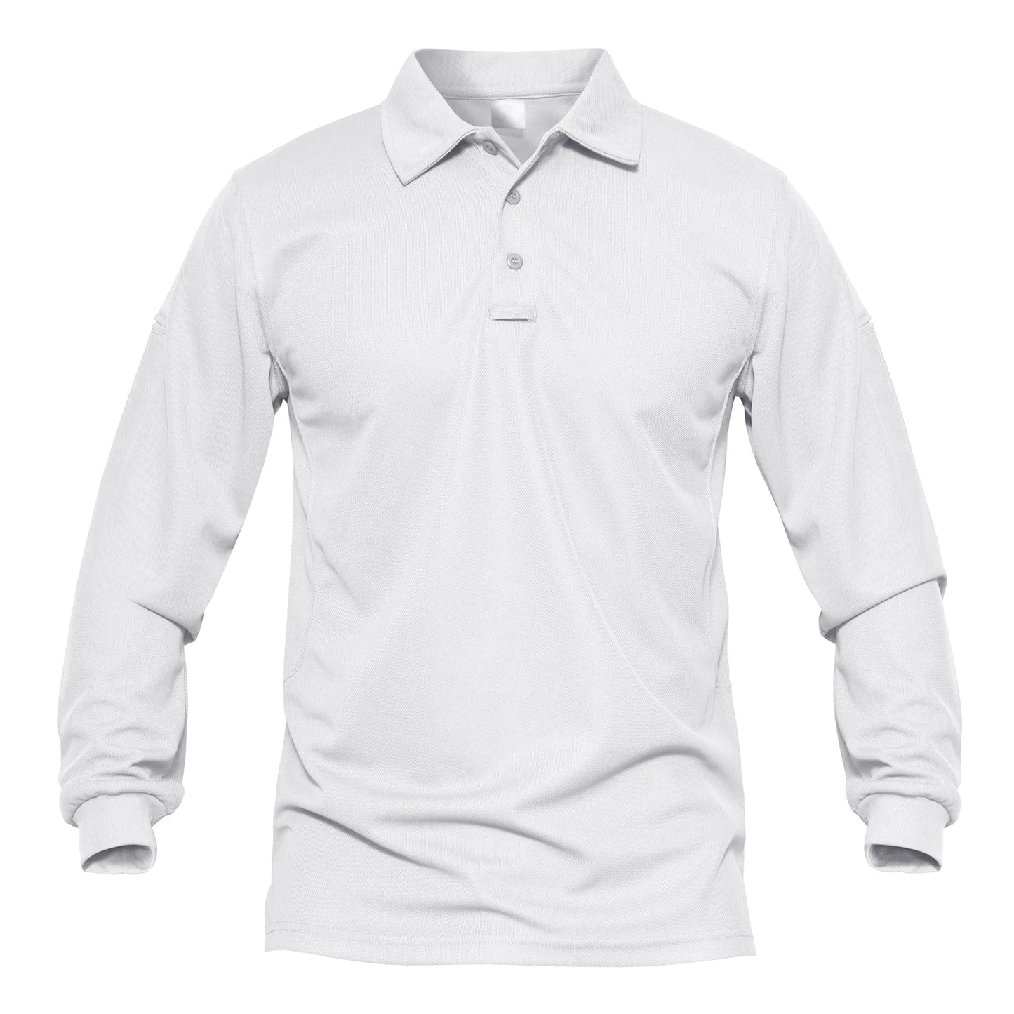 TACVASEN Men Outdoor T-shirts Work Polos Summer Quick Dry T-shirts Long Sleeve Lightweight Golf T-shirts Tee Tops