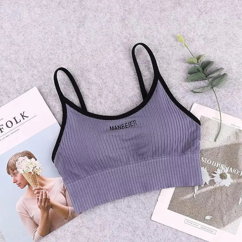 Soft Comfort Sports Bra – Cotton Crop Top