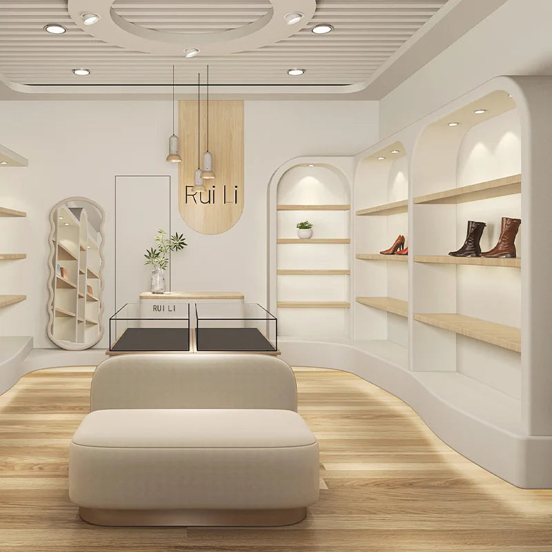 Display Cabinets with Lights Thousands of Abyssal Mirror Display Cabinets Company Showroom Beauty Store Cosmetic Cabinets