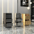 Modern Simple Luxury Gold Silver Black Salon Beauty Barber Trolley With Drawers Salon Trolley Hairdressing Stool Salon Furniture
