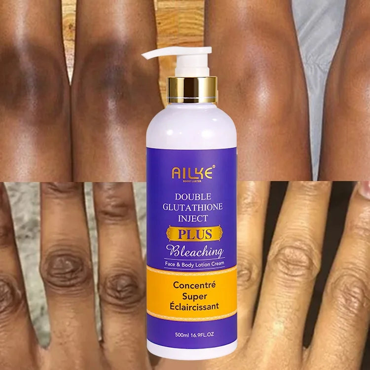 OEM/ODM Naturally Vegan Brighten Skin Best Glutathione Lightening Knuckle Black Spot Whitening Body Lotion for Men and Women Main image