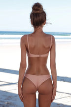 Brazilian Bikini 2022 Bathing Suit Women Swimsuit Plus Size Solid Swimwear Sexy Bandeau Bikini Set Push Up Maillot De Bain Femme