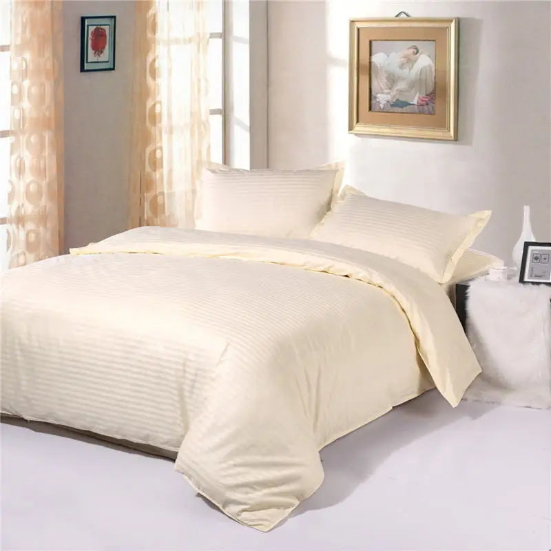 1pcs100% cotton satin duvet cover double needle craft with zipper a variety of specifications can be customized