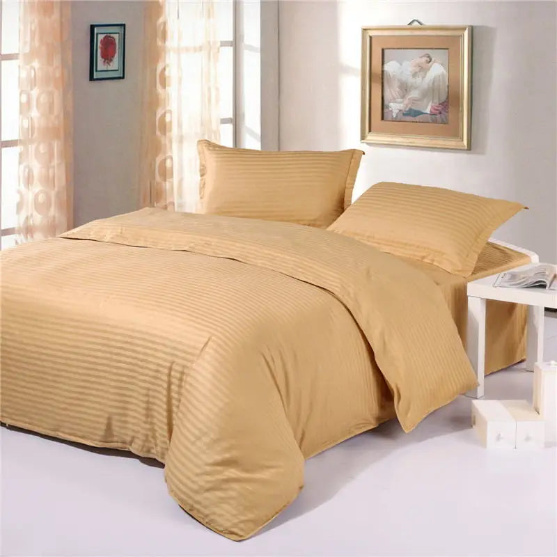 1pcs100% cotton satin duvet cover double needle craft with zipper a variety of specifications can be customized