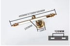 Bathroom Mirror Lamp 48CM/57CM/68CM Waterproof Retro Bronze Cabinet Vanity Mirror Lights Led Wall Light Lamp LED Light Wall Lamp