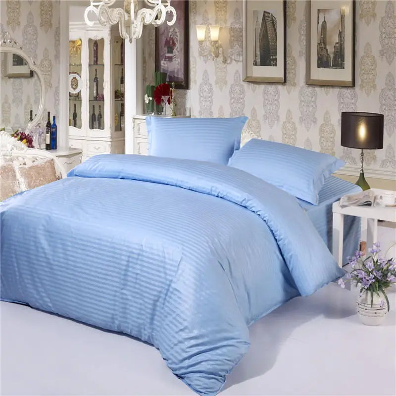 1pcs100% cotton satin duvet cover double needle craft with zipper a variety of specifications can be customized Main image