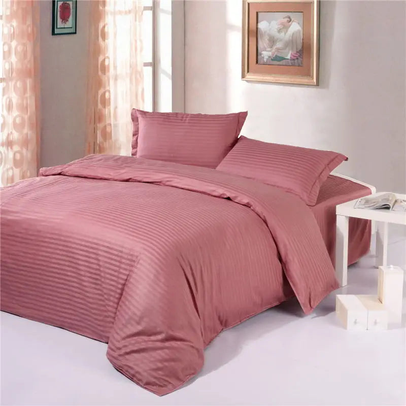 1pcs100% cotton satin duvet cover double needle craft with zipper a variety of specifications can be customized