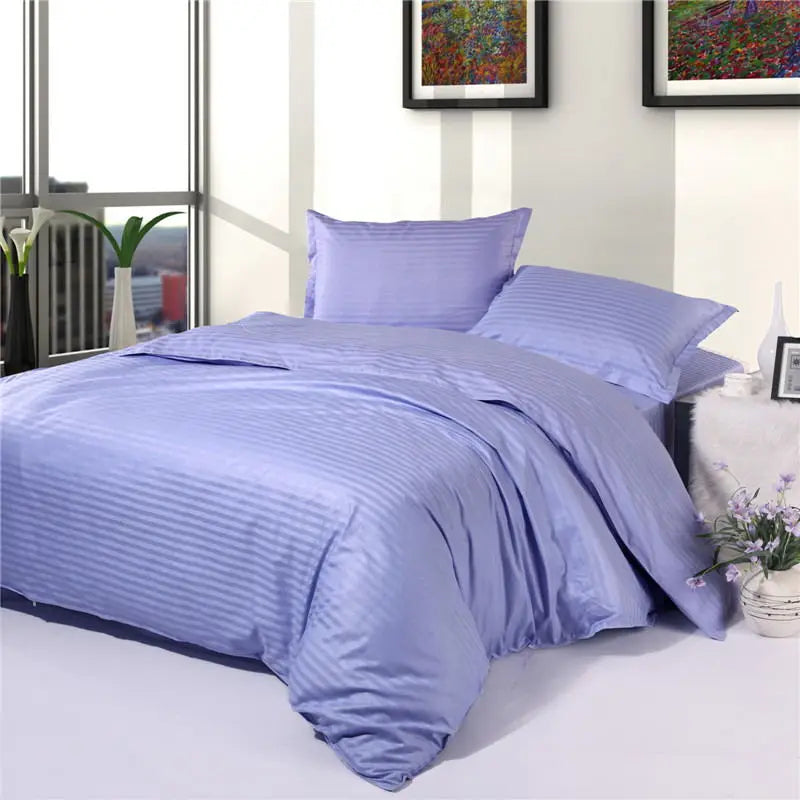 1pcs100% cotton satin duvet cover double needle craft with zipper a variety of specifications can be customized