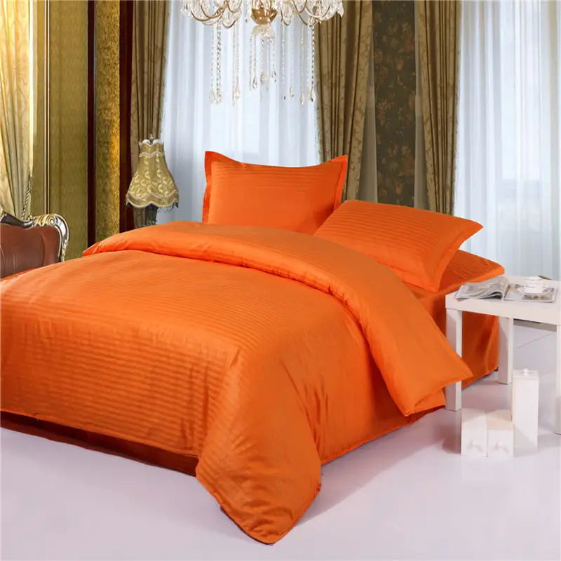 1pcs100% cotton satin duvet cover double needle craft with zipper a variety of specifications can be customized