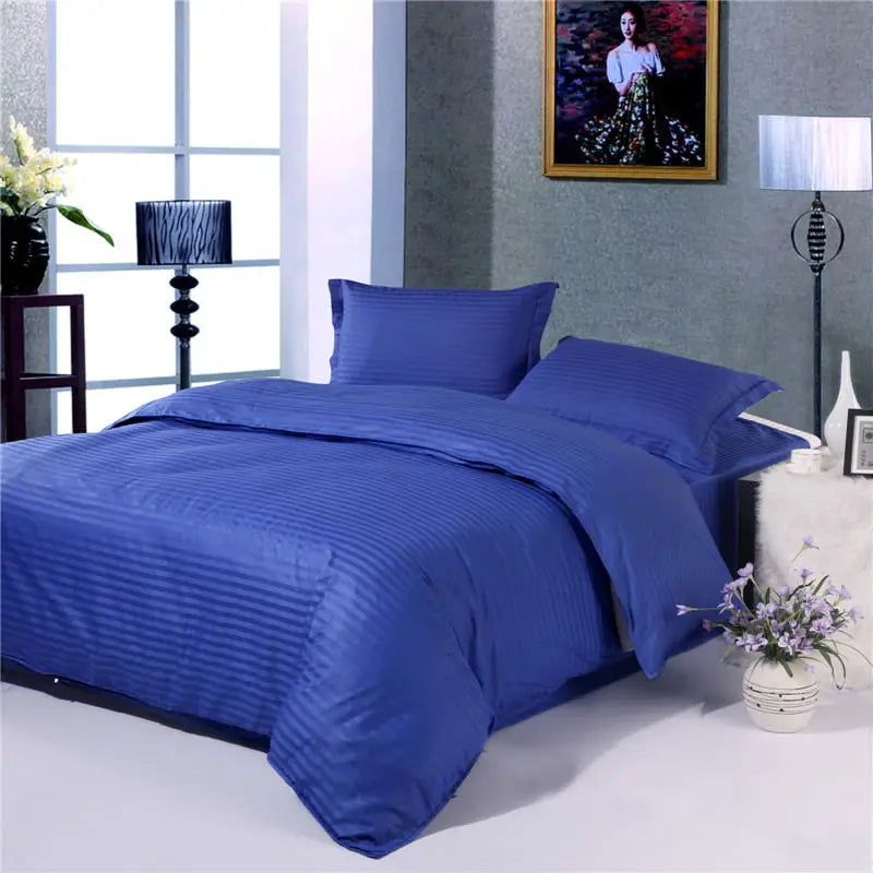 1pcs100% cotton satin duvet cover double needle craft with zipper a variety of specifications can be customized