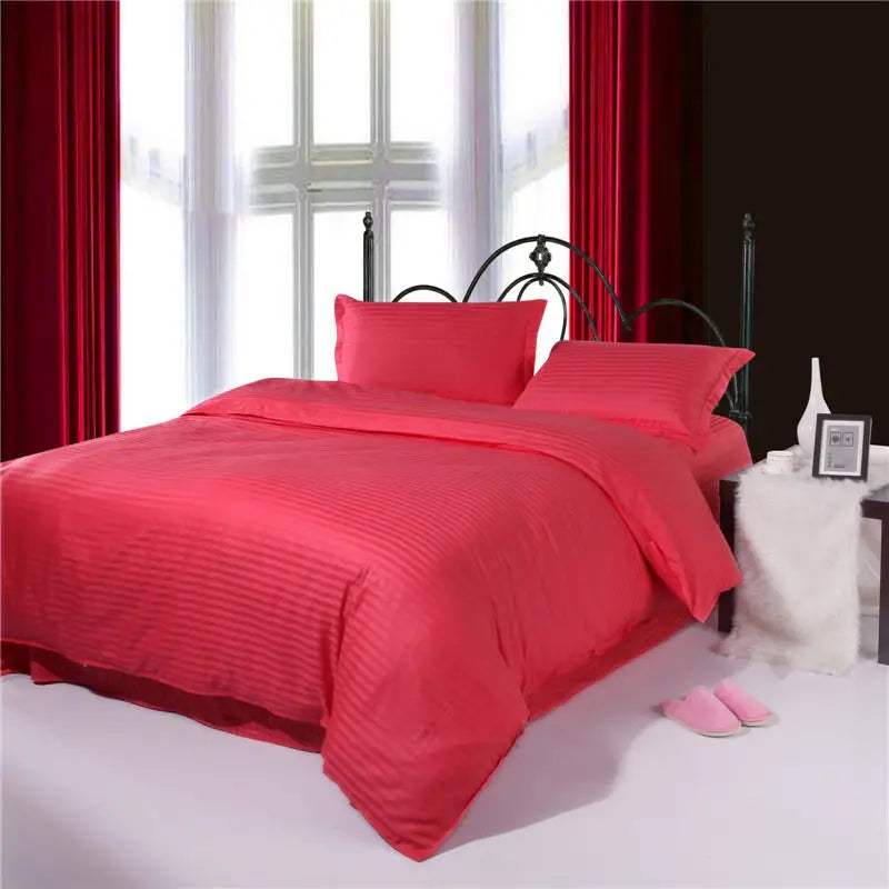 1pcs100% cotton satin duvet cover double needle craft with zipper a variety of specifications can be customized