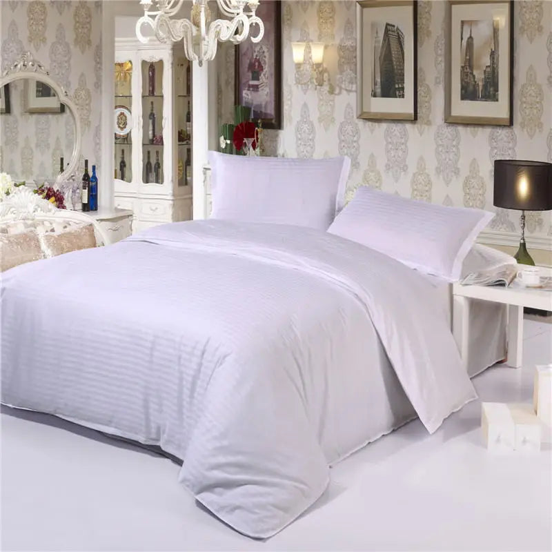 1pcs100% cotton satin duvet cover double needle craft with zipper a variety of specifications can be customized