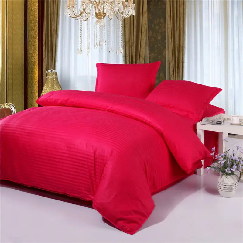 1pcs100% cotton satin duvet cover double needle craft with zipper a variety of specifications can be customized