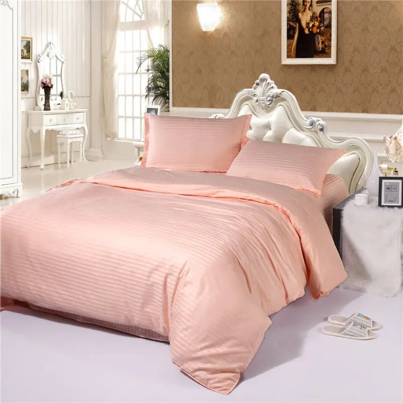 1pcs100% cotton satin duvet cover double needle craft with zipper a variety of specifications can be customized