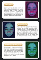 A 3D AI facial skin analyzer for hair diagnosis and professional analysis  with 8-spectrum beauty salon equipment