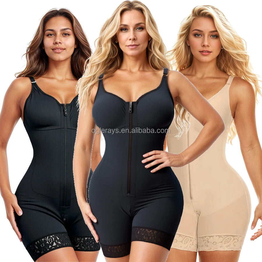 Wholesale Tummy Control Fajas Colombian Shapers Para Mujer Postpartum Post Surgery Slimming Body Garments Girdle Shapewear Main image