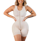 High Compression Full Body Shaper Private Label Plus Size Shapewear Slimming Underpants Open Crotch Sleeveless Shapewear