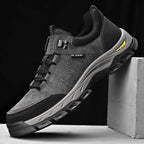 OEM Service Cow Genuine Leather Waterproof Anti Slip Hiking Work Shoes for Men